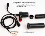 Gasgriff Elektro Scooter 36 / 48 Volt LED Anzeige - Steckverbinung