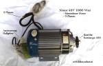 Elektro Motor 48 Volt 1000 Watt Quad bürstenlos
